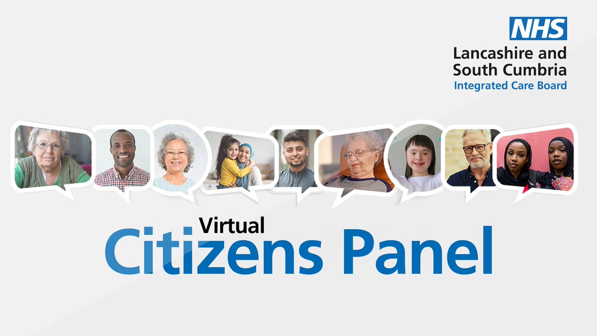 **NHS Virtual Citizens Panel**

Our virtual citizens panel is open to anyone in Lancashire &amp; South Cumbria and gives you the opportunity to share your views about local healthcare and to get involved in developing services locally.  Sign up now - orlo.uk/Y3s68