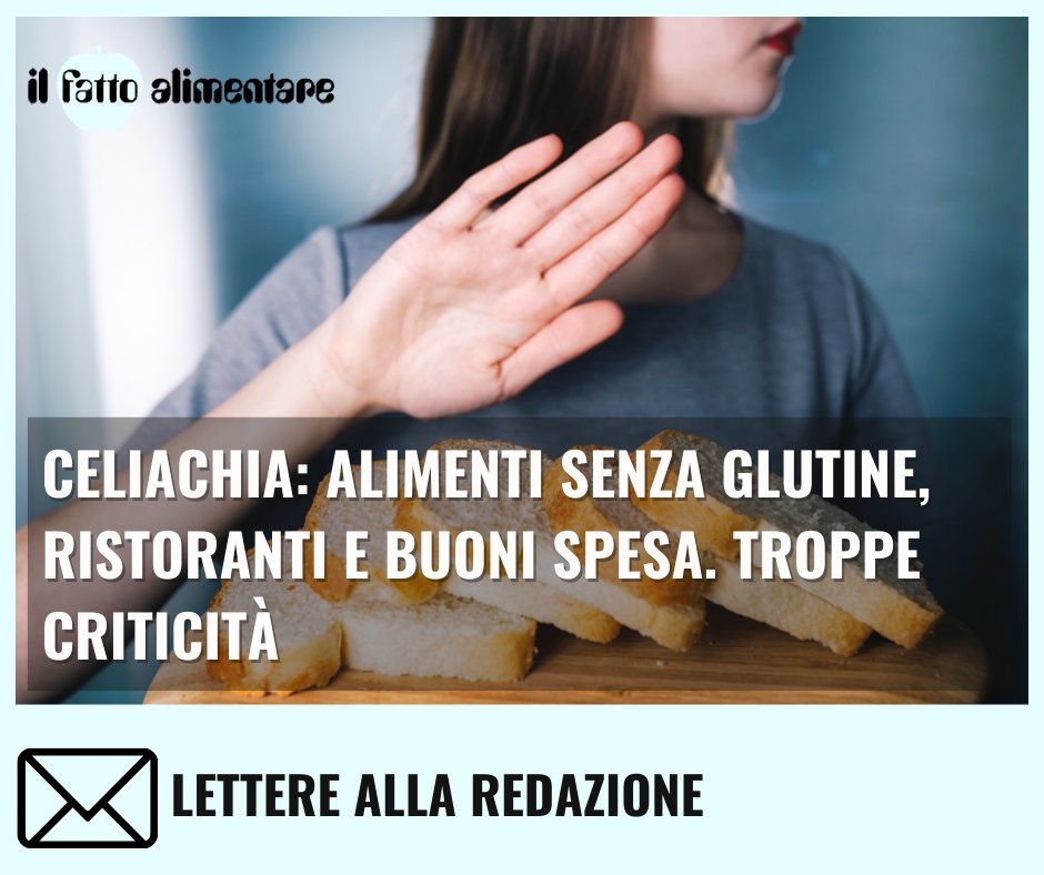 📨Una lettrice ci scrive per segnalare le numerose problematiche di gestione della #celiachia
Leggi qui la risposta dell'<a href="/AIC_celiachia/">Associazione Italiana Celiachia APS</a> 👇
ilfattoalimentare.it/celiachia-alim…