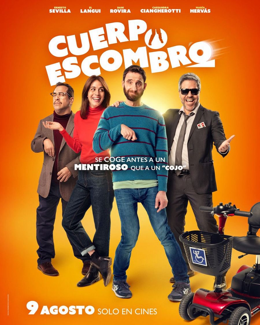 Hablemos de: cuerpo escombro, la película del verano donde nos reímos de las personas con discapacidad porque el cine de “humor” español ya se cansó de hacer chistes racistas y homófobos en pelis “familiares”