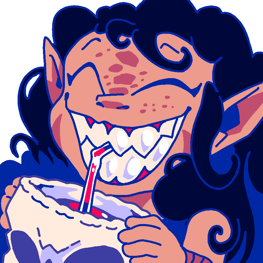 shrimp_rider's tweet photo. *sluuuurp* "Mmm soooo refreshing on a hot summer day~ Would you like a taste?" 

"Oh my GOD KAZA, WHERE DID... WHO IS... Oh i going to be SICK"

"Oh Well~ More for me~"

(beautiful art of totally-not-a-cannibal snakegirl Kaza brought to you by @batshaped through ritual sacrifice) https://t.co/NRhyG8osQ0