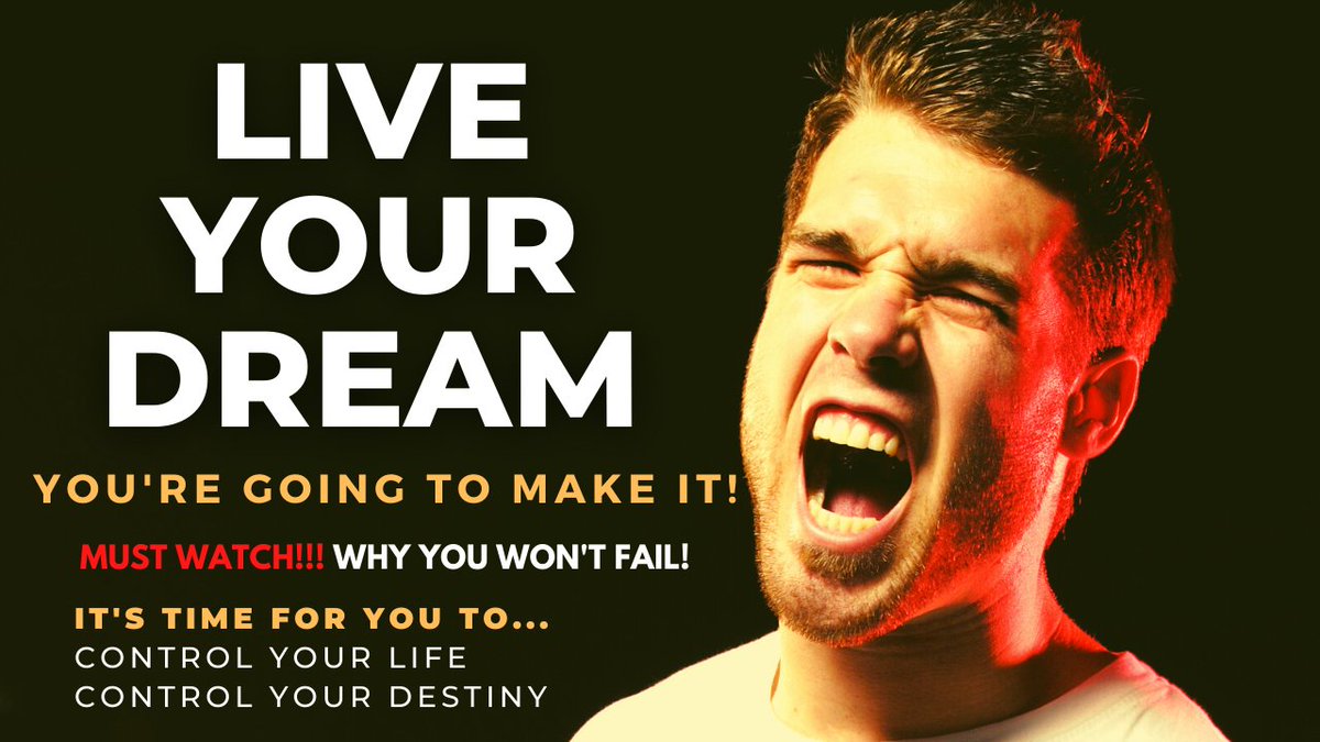 Live Your Dream - Why You Won't Fail! buff.ly/3iQiSnG