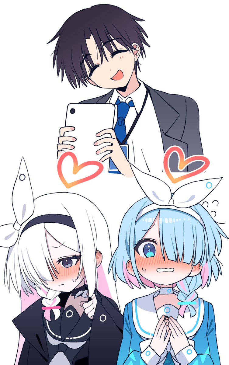 #ブルアカ #今月描いた絵を晒そう 
아로프라의 月!! 