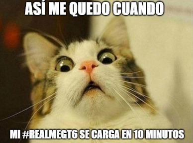 realmeespana's tweet photo. Se nos queda cara de poker con lo rapidísimo que carga el #realmeGT6😱 #GTisBACK #FlagshipKiller https://t.co/JA6rw1bfgr