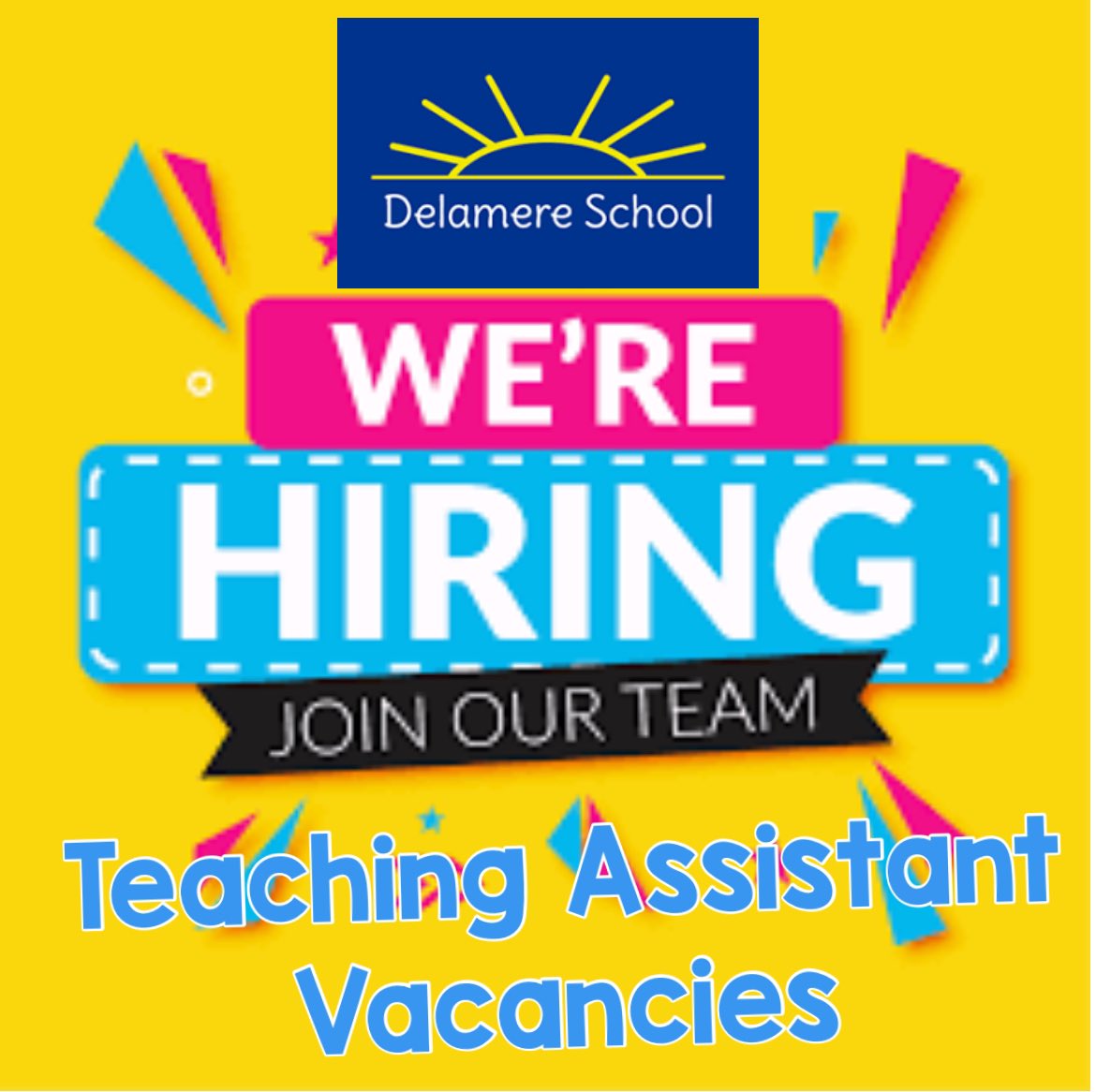 🔷🔷Teaching Assistant Vacancies 🔷🔷 

We are an Outstanding Special School seeking to appoint TA1’s to join our thriving school community.

For more information on available posts
 click the link 👇🏽 

delamere.trafford.sch.uk/vacancies/teac…