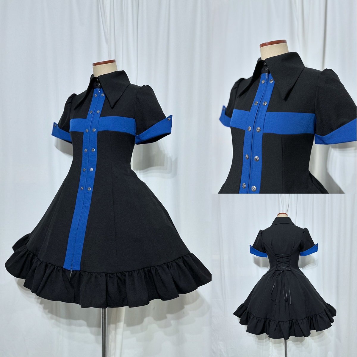 ATELIER BOZ カレン十字架半袖OP Lサイズ　アトリエボズ 5bc64846546ac2396c32f74d1cfa47
