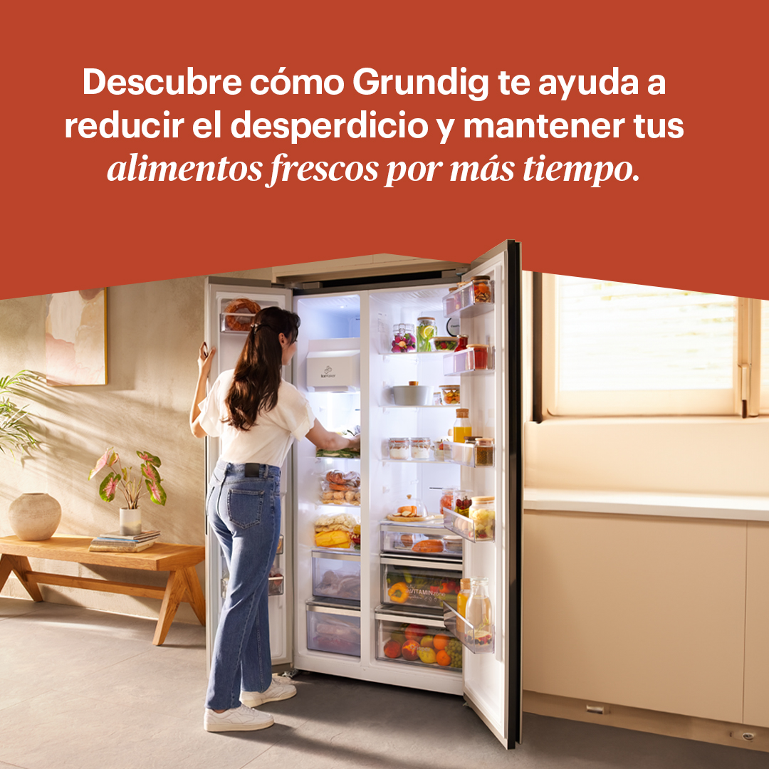 🌱 ¡Di adiós al desperdicio de alimentos con las innovaciones de #Grundig!

✅ Deshidratadores
✅ Procesadores y licuadoras
✅ Exprimidores lentos
✅ Recipientes herméticos
✅ Congelación inteligente

Puedes marcar la diferencia en la cocina🌍💚.
bit.ly/3St2xUm