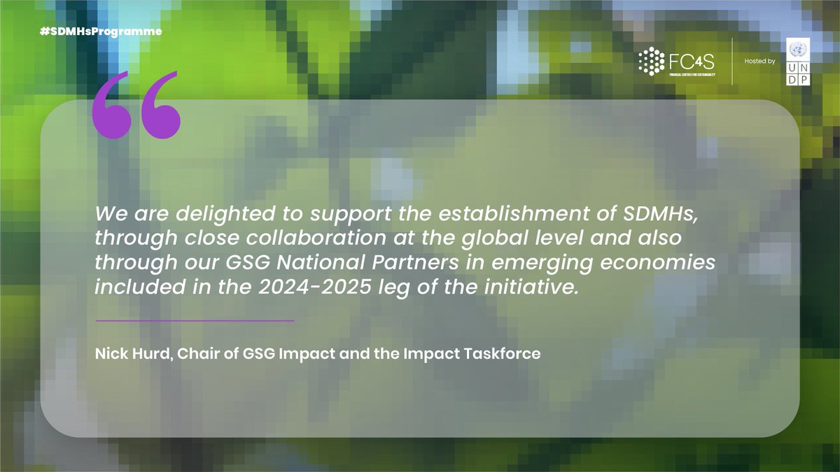 GSG Impact (@gsgimpact) on Twitter photo ๐ข We're launching #SMDHsProgramme with global partners to empower 14 #EMDEs across 3 continents! A crucial step toward better #sustainabilitydisclosures & management & enhanced global cooperation.๐
๐More: shorturl.at/mcij5
#GRI <a href="/IFRSFoundation/">IFRS Foundation</a> <a href="/isostandards/">ISO</a> <a href="/UNDP/">UN Development</a> ๐ข We're launching #SMDHsProgramme with global partners to empower 14 #EMDEs across 3 continents! A crucial step toward better #sustainabilitydisclosures & management & enhanced global cooperation.๐
๐More: shorturl.at/mcij5
#GRI <a href="/IFRSFoundation/">IFRS Foundation</a> <a href="/isostandards/">ISO</a> <a href="/UNDP/">UN Development</a>