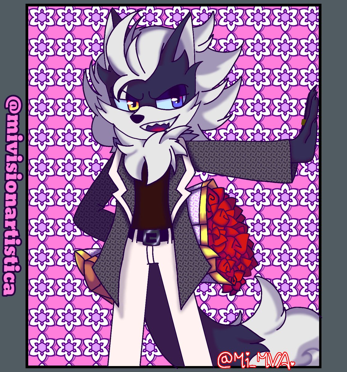 Mi_MVA's tweet photo. 🐺✨ #zerothejackal #infinitethejackal Hola! Este ha sido mi dibujo más reciente y más complicado de hacer para mí 😅#sonicforce 
¿Sonreír con o sin los dientes? 🦷✨ #themva https://t.co/B5SJeMMzKF