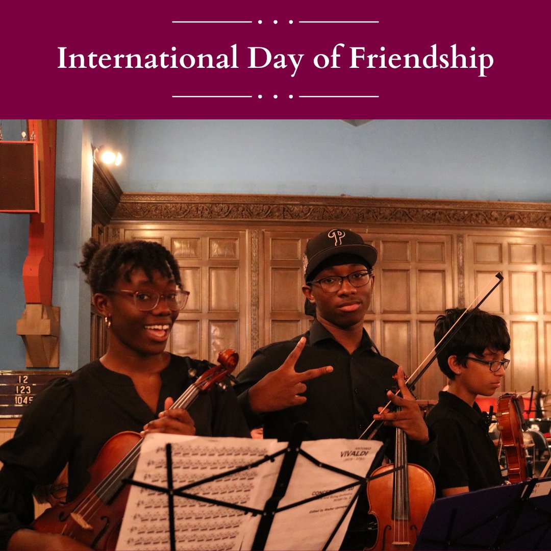 musicopia1974's tweet photo. Today is #InternationalDayofFriendship! Musicopia is proud to have created and grown friendships within our various programs through the power of music for 50 years and counting. https://t.co/qLYTCnHc7g