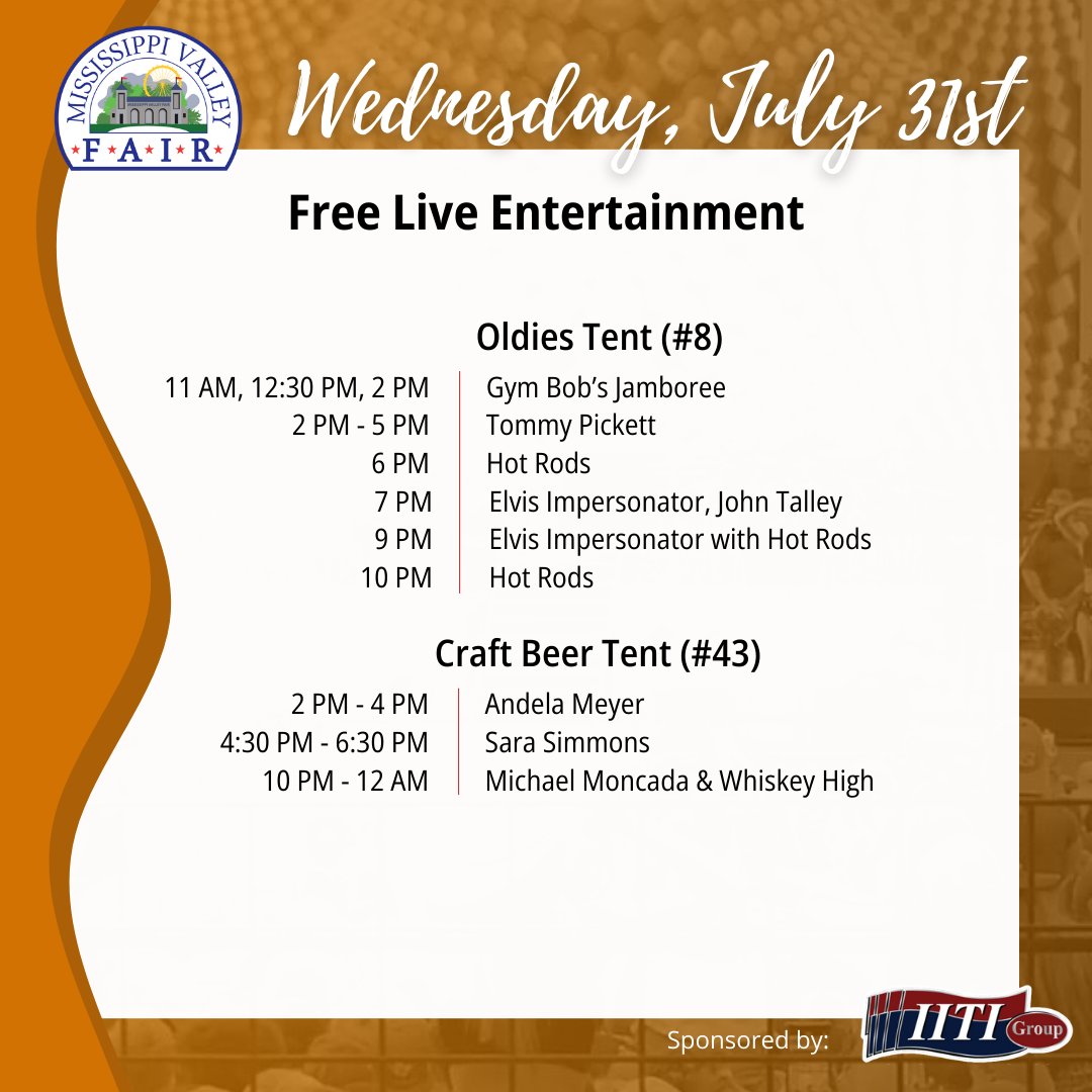 🎉🌟 Day 2 of MVF 2024 is here! 🌟🎉 We’re just getting started with even more excitement, attractions, and entertainment lined up for you. Check out today’s schedule and join us for another fun-filled day at the fair! 🎡🎶🎪 #MVF2024