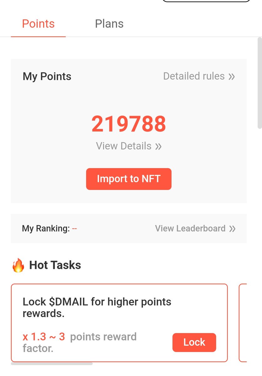 <a href="/Dmailofficial/">DMAIL.AI</a> <a href="/Starknet/">Starknet (Privacy arc) 🥷</a> Met all the criterias with this number of points but didn't receive anything, how could you explain.