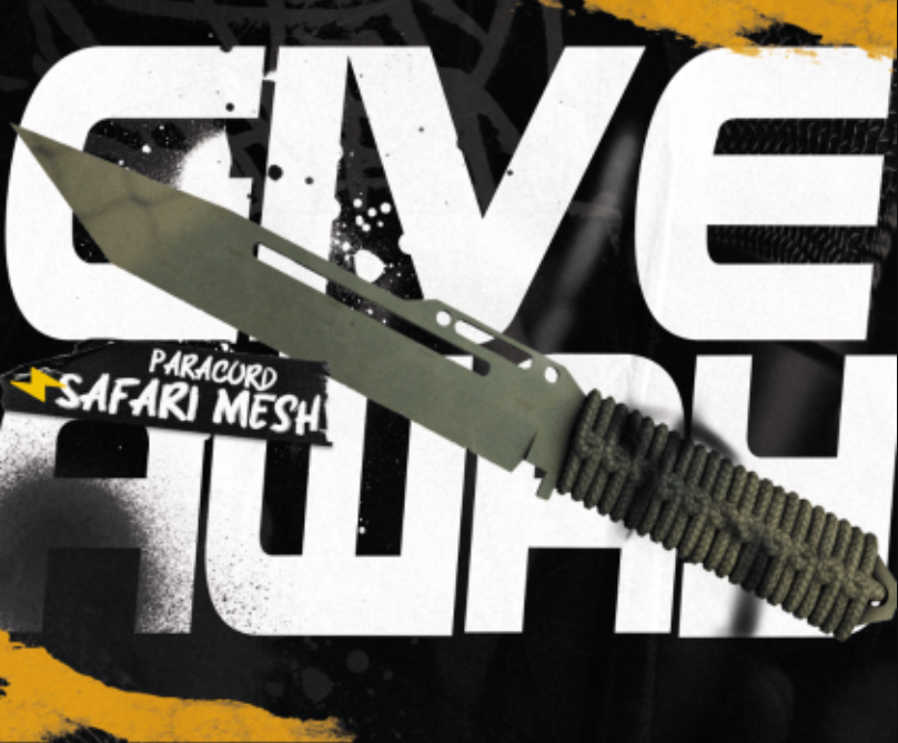 SHARK_CRYPT0's tweet photo. 🎁CS2 GIVEAWAY

🔥Paracord Knife | Safari Mesh

✅Follow me &amp; @MazinMVP 
✅Like + RT this tweet
✅Tag a friend 2

🍀GL
⏳Ends in 14 days

#CSGOGiveaway #CS2 #CSGO #CS2Giveaway https://t.co/a9HiMsomzR