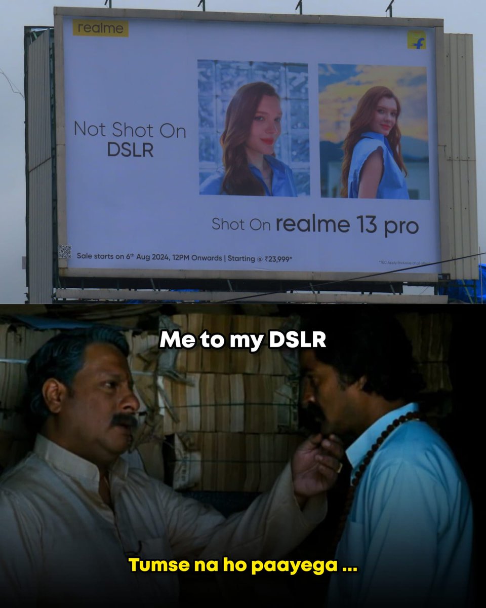 sakshayyay's tweet photo. Shoot like a pro with our new DSLR camera in realme 13 pro series'.
#realme13ProSeries5G
#cameraevolution https://t.co/HmvEwWXnoK
