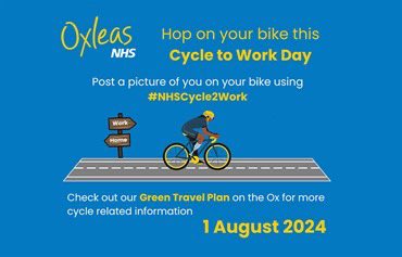 <a href="/OxleasNHS/">Oxleas NHS</a> spread the word about NHS Cycle to Work day 🚲 💚<a href="/kellykooner/">kelly kooner</a> <a href="/janody/">Janody 🍉</a> #NHSCycle2Work