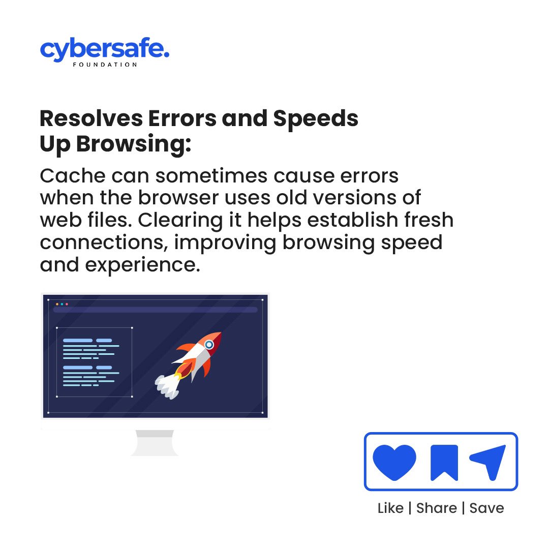 cybersafehq's tweet image. Adopting regular cache clearing as part of your digital hygiene routine can significantly reduce the risk of cyber threats and ensure that your applications and devices run smoothly.

#cache #clearcache #onlinesecurity #cybersecuritytips