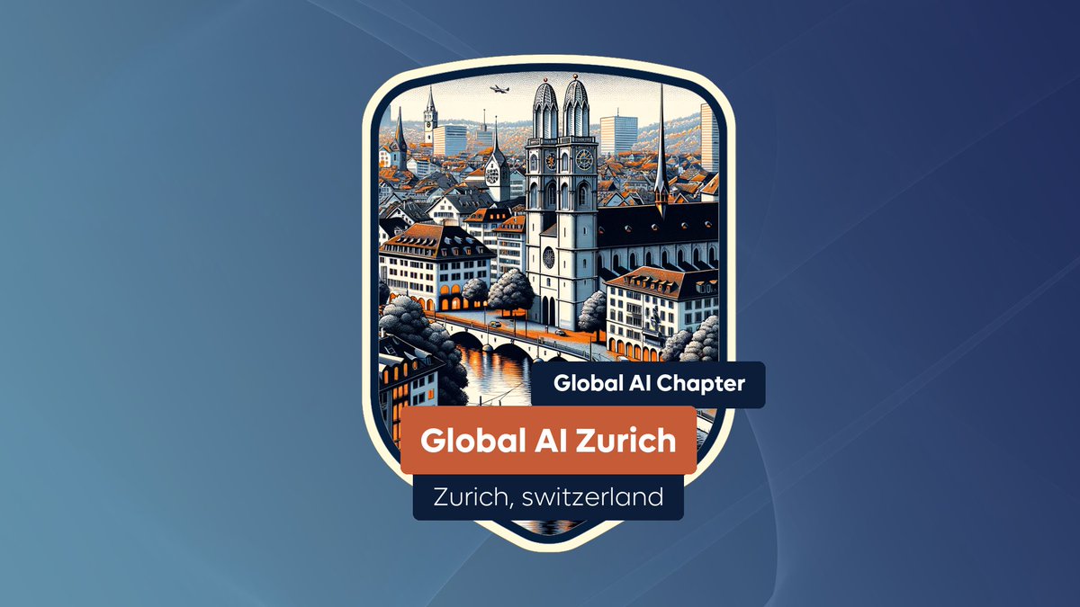 joslat's tweet image. Twitter Announcement
🚀 Exciting News! Join us for the Global AI Zurich Launch on Sep 18, 2024, at 6 PM CEST! 🌐

Connect, learn, and grow with industry leaders &amp;amp; experts . 
📅 Agenda:
18:00 - Welcome by @joslat  
18:10 - Keynote by @AlxWachtel 
18:20 - Semantic Kernel by…