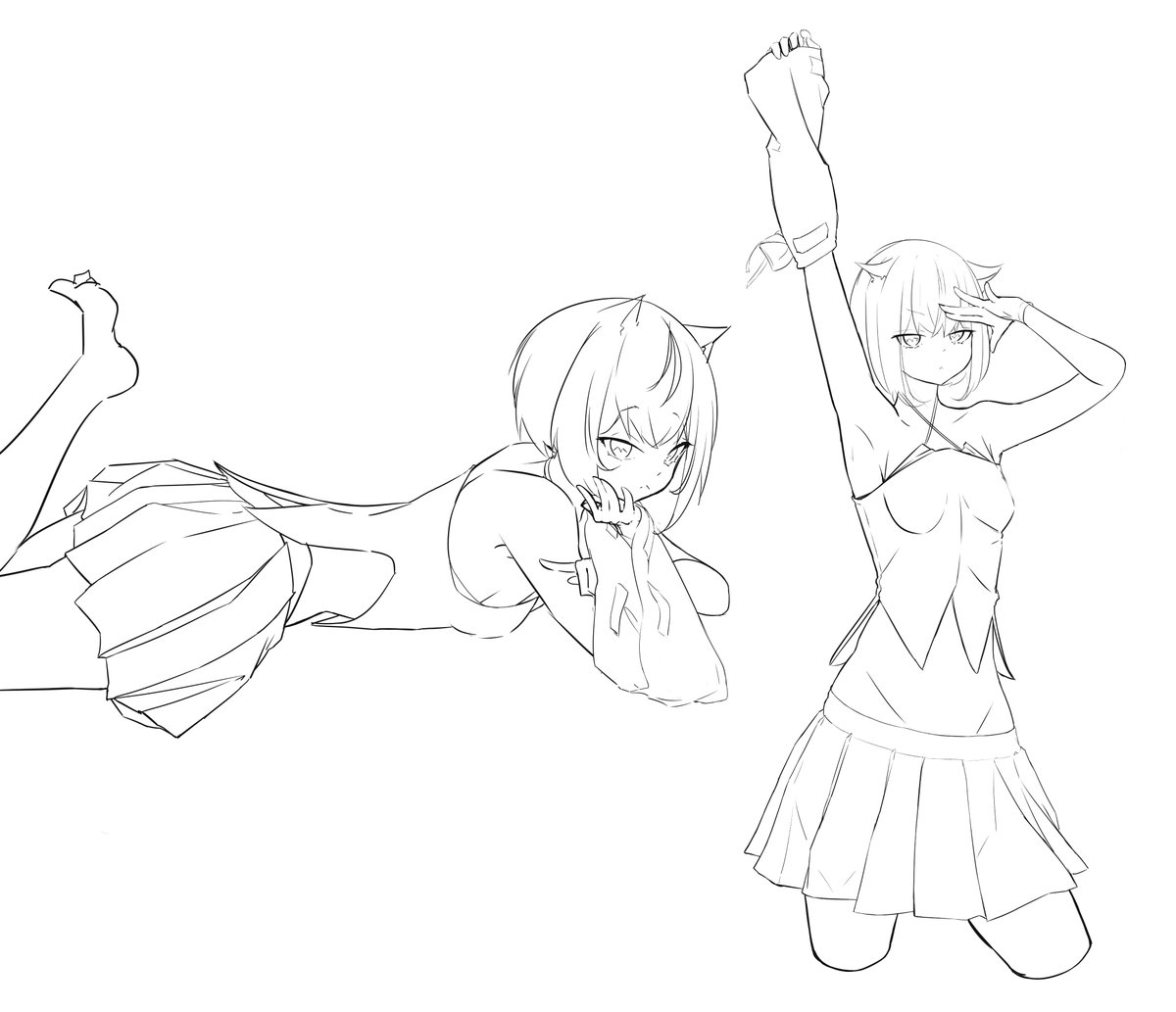 elgiagua's tweet image. day16 a simple sketch #mangaart #digitalart #sketchstreamer