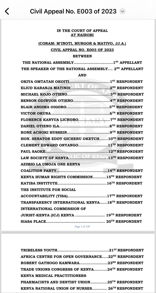 Okiya Omtatah Okoiti tweet media