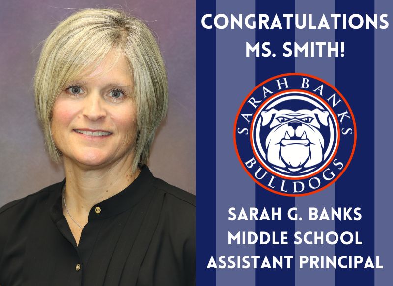 Rebecca Smith elevated to interim assistant principal at Sarah G. Banks Middle School 💙 #WEareWLCSD

Story ➡ wlcsd.org/community/dist…