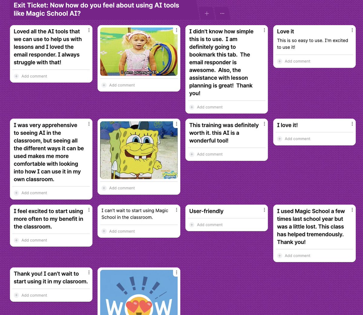 VeroRodz7's tweet photo. Last week I hosted a zoom session for my district teachers, Magic School AI for Beginners. Absolutely loved their enthusiasm for learning a new AI tool. THANK YOU @magicschoolai & @padlet for these amazing EdTech tools! #HCISDEdTech #HCISDLibrarian https://t.co/b3J6aBPr2T