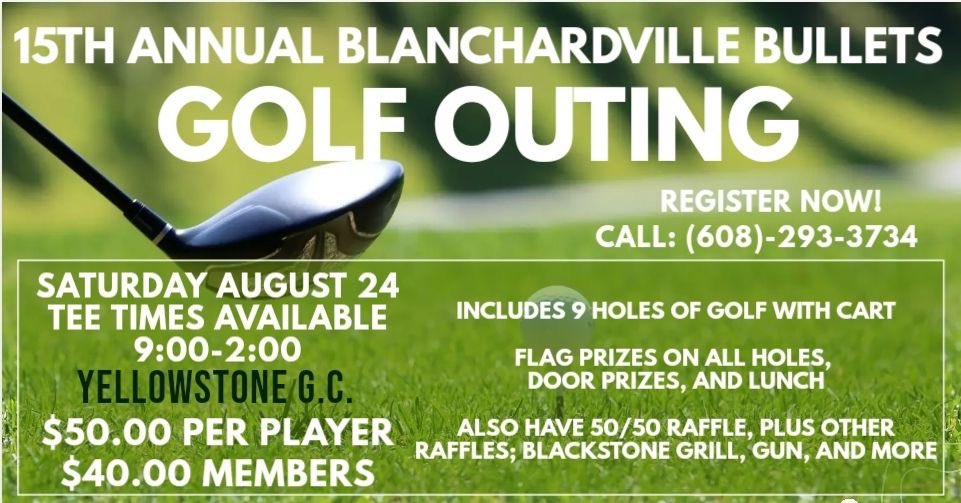 Bullets Golf Outing coming at you August 24th! #Bullets