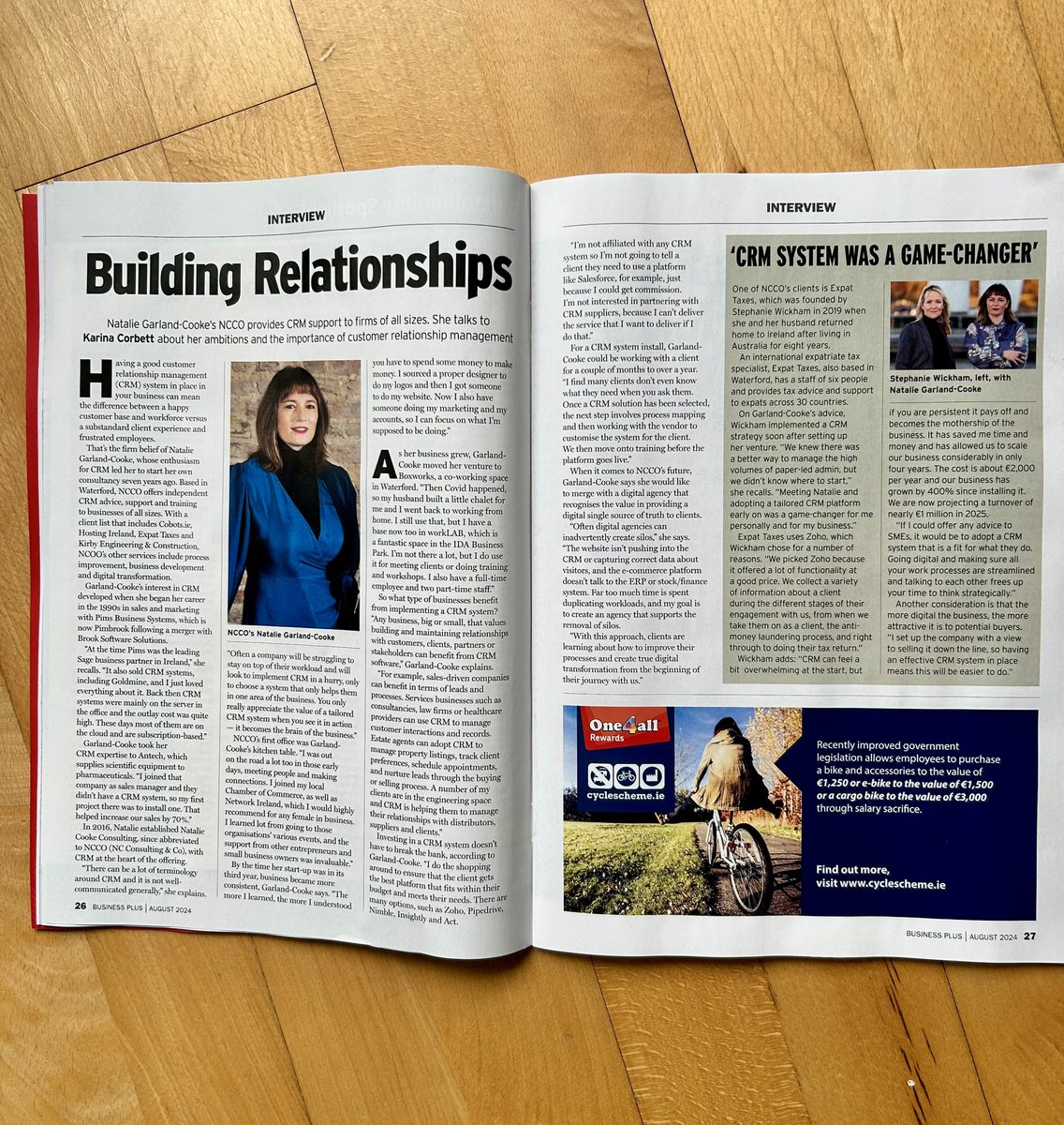 Hazel Dobbyn (@hazeldobbyn) on Twitter photo Lots to read in the August issue of <a href="/BusinessPlusMag/">Business Plus</a> including an interview with <a href="/NatGarlandCooke/">NCCo (NC Consulting & Co)</a> of ncco.ie on her business story and how #CRM can improve your business đthank you <a href="/BenHaugh/">Ben Haugh</a> and Karina Corbett subscribe here businessplus.ie/subscriptions/ Lots to read in the August issue of <a href="/BusinessPlusMag/">Business Plus</a> including an interview with <a href="/NatGarlandCooke/">NCCo (NC Consulting & Co)</a> of ncco.ie on her business story and how #CRM can improve your business đthank you <a href="/BenHaugh/">Ben Haugh</a> and Karina Corbett subscribe here businessplus.ie/subscriptions/