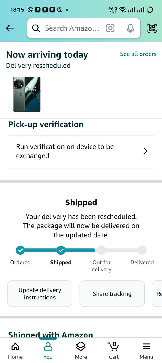 nagarjuna_iu's tweet photo. @AmazonHelp I have raised a complaint yesterday till now there is no resolution that happened. #poorcustomerservices. Shame on services @amazon. Already it is 06:20pm still showing up arriving today. #shameforthefallspromises https://t.co/l3Hl916QV2