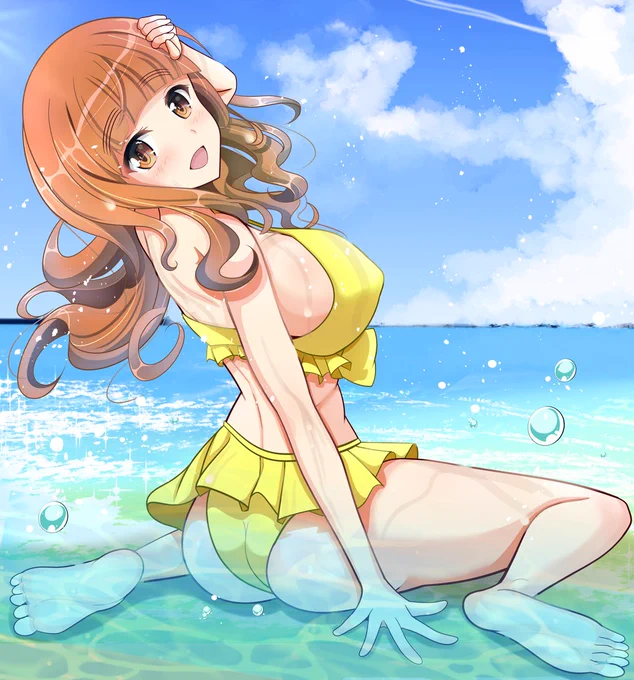 女の子が振り向いてくれる瞬間が好き...な気がします(;'∀') #私はこういう絵描きです見た絵描き全員参加 