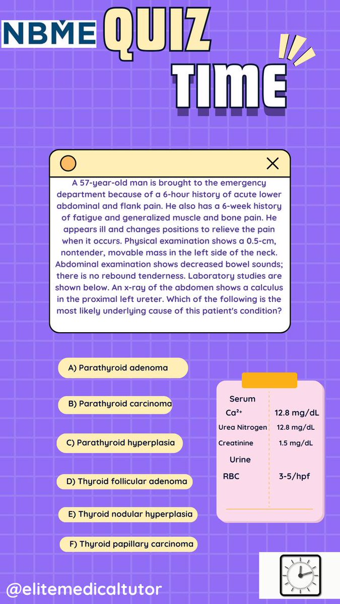 EliteMedTutor's tweet photo. Preparing for CBSE? Try our quizzes   #MedTwitter #amboss #uworld #anki #sketchy #pathoma #comlex #Caribbean #DentalHealth #Medstudent #medicalstudent #usmle #nbme #nbmecbse #epidemiology #biostatistics #gastrointestinal #CardioTwitter #Cardiology #musculoskeletal #endocrine https://t.co/CY8ylJv3Uz