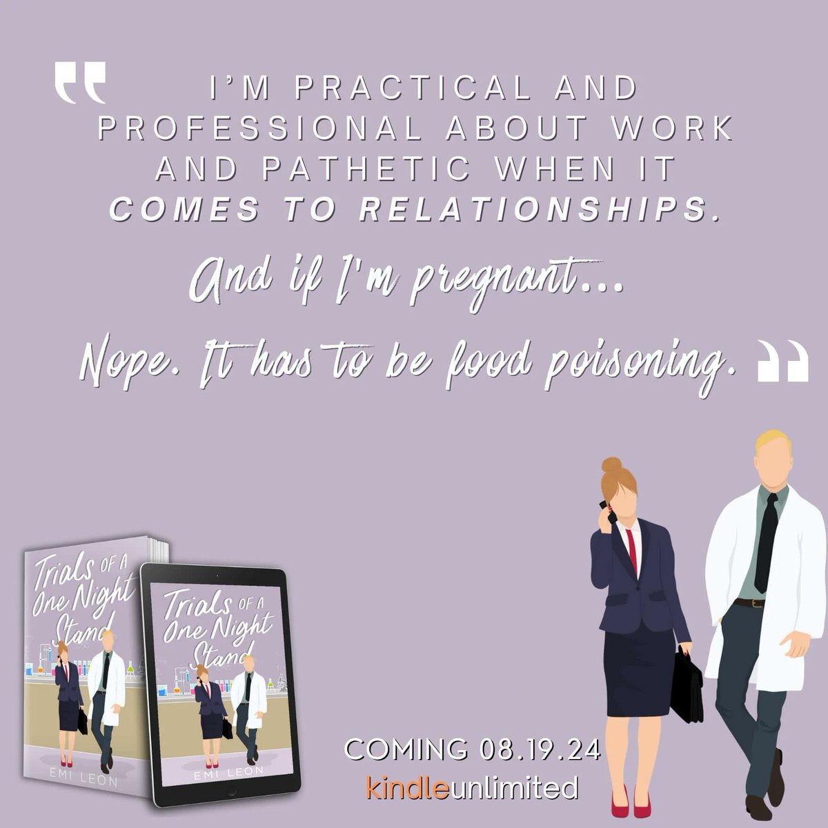 vickybooklover1's tweet photo. ✨TEASER: TRIALS OF A ONE NIGHT STAND by #emileon is coming August 19!

#PreOrderNow

https://t.co/iW7pl0cwVo

#emileon #bookish #romancebooks #spicyromance #theauthoragency @theauthoragency https://t.co/5BbAcBmLEs
