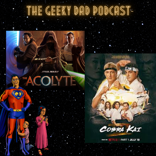 geekydadpodcast's tweet photo. We tackle two very different shows based on two long running franchises. Check out what we thought. @unfpod
https://t.co/yfkfzW4gCI
#CobraKai #Acolyte #Superman #Kidcast #Podnation #Netflix #geekDad https://t.co/lHNCMp1CbZ