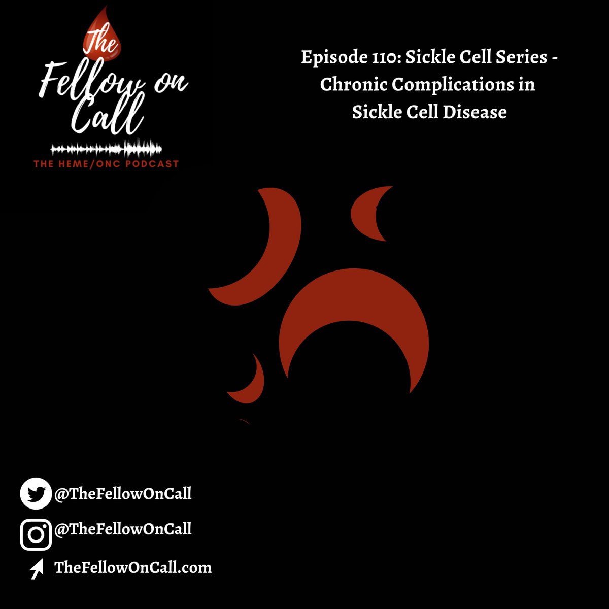 The Fellow On Call (@thefellowoncall) on Twitter photo It's time to talk about chronic complications of sickle cell disease (SCD)! In this week's ep., we discuss screening  and mgmt guidelines for issues that most of us never see unless we care for patients with SCD in the outpatient setting. So imp. to remember!
Link in bio! It's time to talk about chronic complications of sickle cell disease (SCD)! In this week's ep., we discuss screening  and mgmt guidelines for issues that most of us never see unless we care for patients with SCD in the outpatient setting. So imp. to remember!
Link in bio!