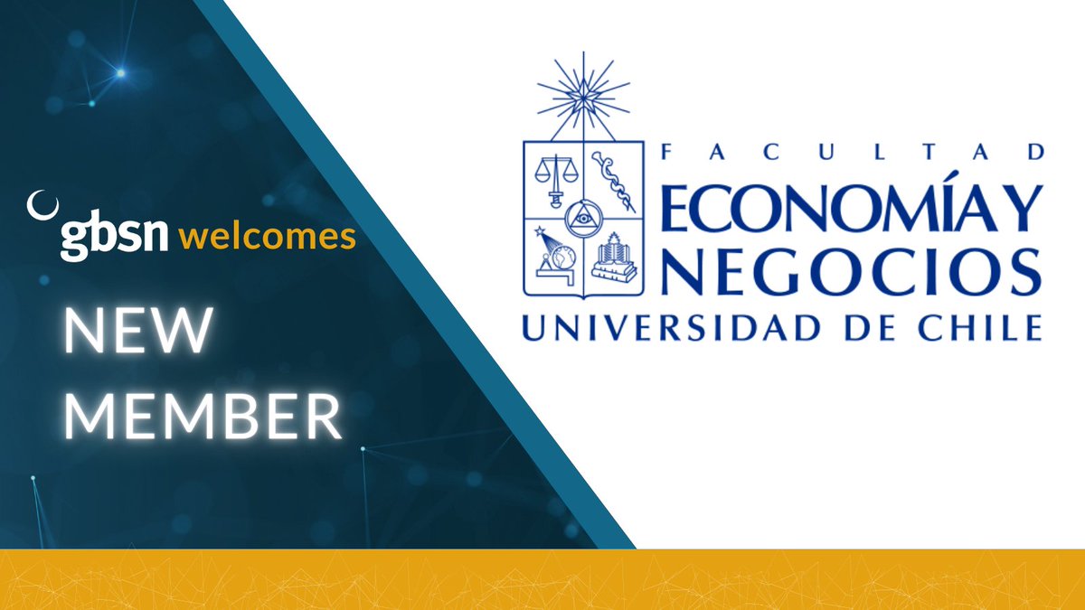 GBSN (@gbsnonline) on Twitter photo Excited to welcome <a href="/uchile/">Universidad de Chile</a> to the Global Business School Network! Their legacy of innovation and leadership will greatly enrich our global community. Together, we'll drive positive change in business education and beyond. Excited to welcome <a href="/uchile/">Universidad de Chile</a> to the Global Business School Network! Their legacy of innovation and leadership will greatly enrich our global community. Together, we'll drive positive change in business education and beyond.