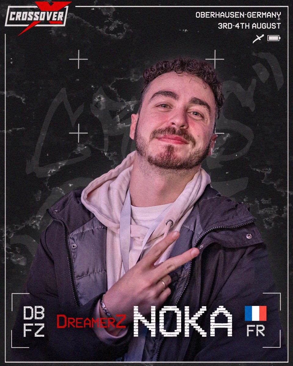 DBFZ legend from 🇫🇷, <a href="/F_DreamerZ/">DreamerZ</a>'s very own <a href="/ItsNoka/">Noka</a> is joining #CROSSOVER2024 for one more dance, as part of the #DBFZWT 2024/2025. 🐉

The DBFZ bracket is filled with absolute killers... will he make it to the top? Tune in to find out! 👊🏻