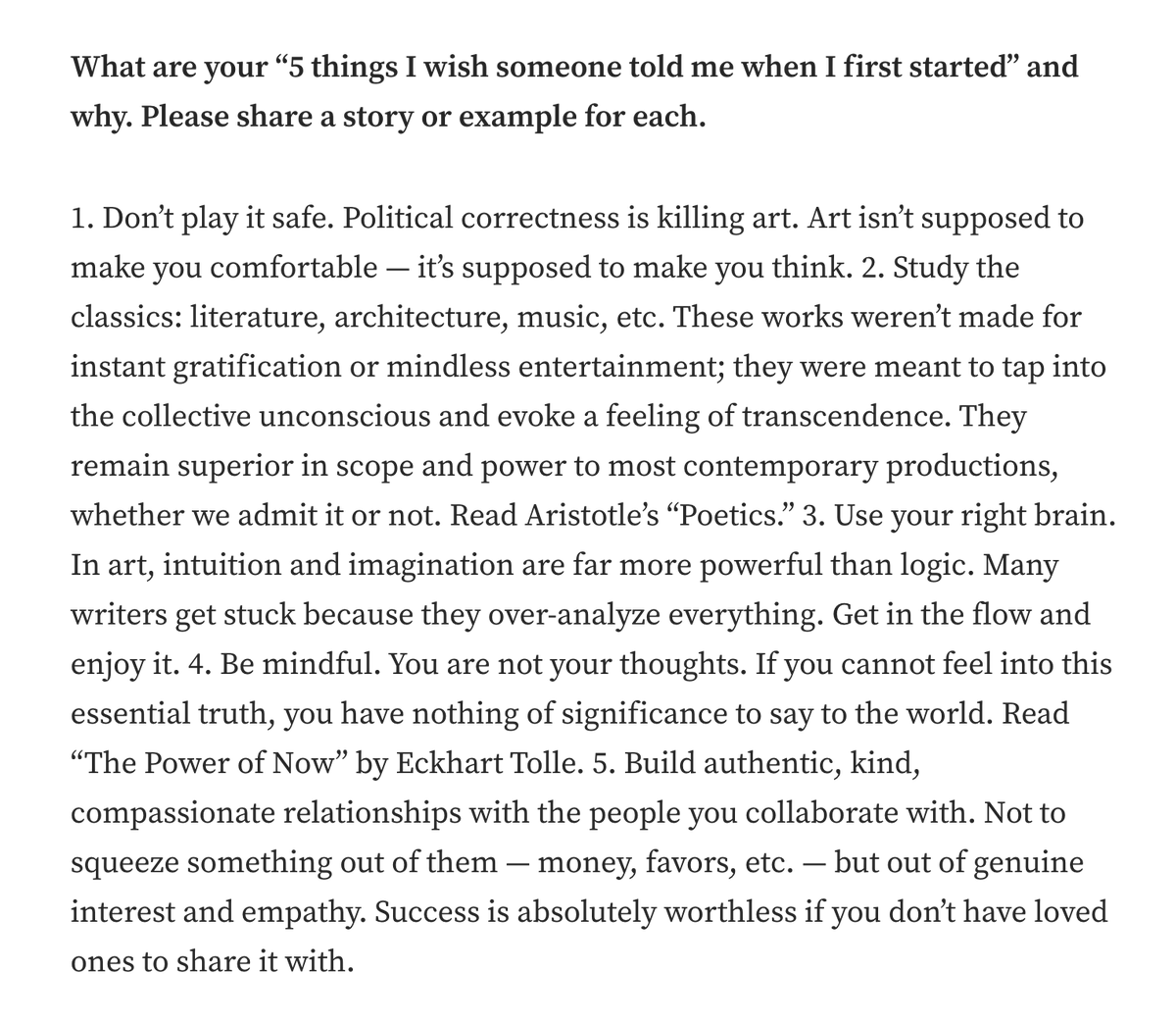 LaraCelenza's tweet photo. 5 Things I Wish Someone Told Me When I First Became A Filmmaker 

https://t.co/ARFEEdqSz4 https://t.co/k25B6oqmVP