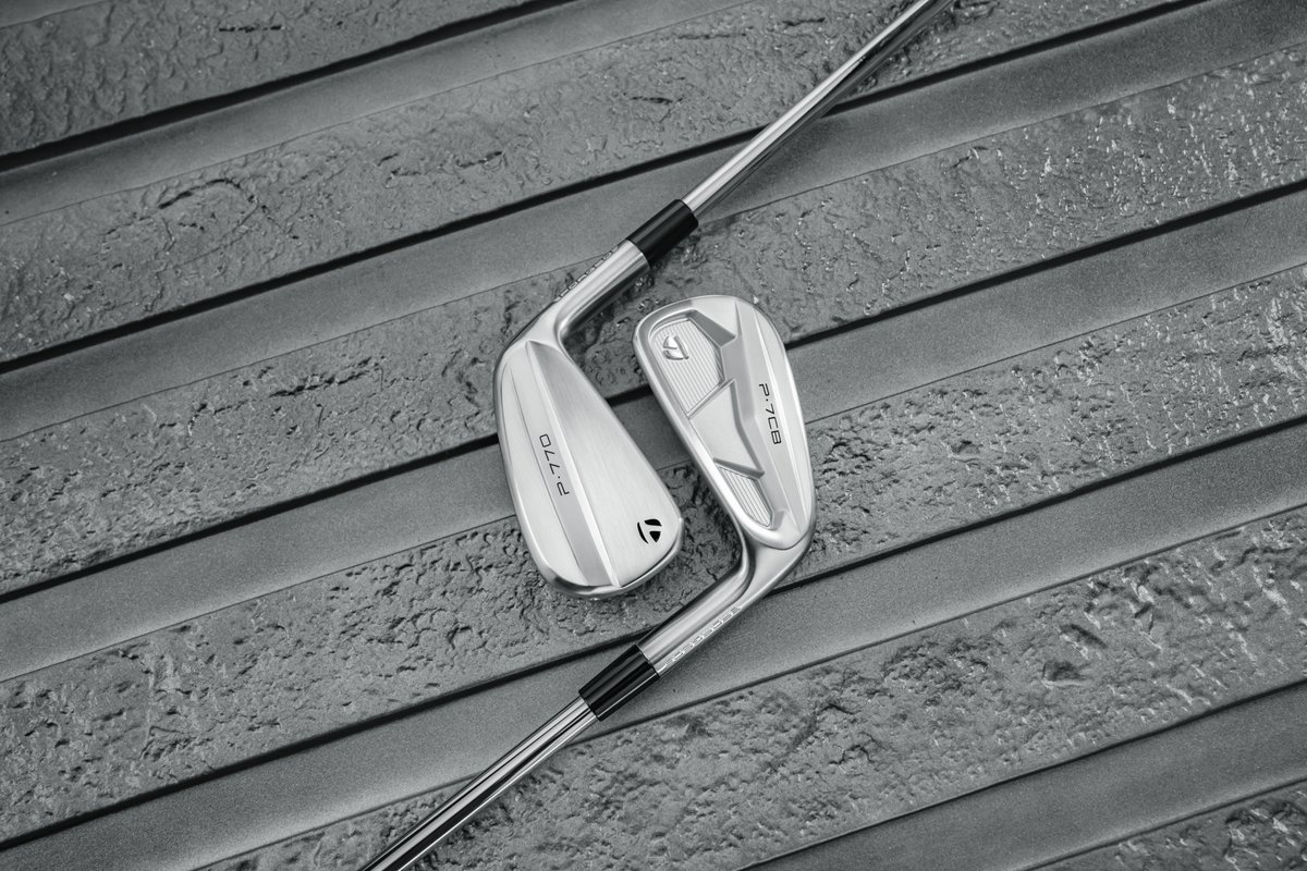 tvgolfcentre's tweet image. NEW 2024 P770 Irons and P7 CB, latest release now available for pre-order and custom fit in-store. #taylormade #p770 #p7cb #irons #golf