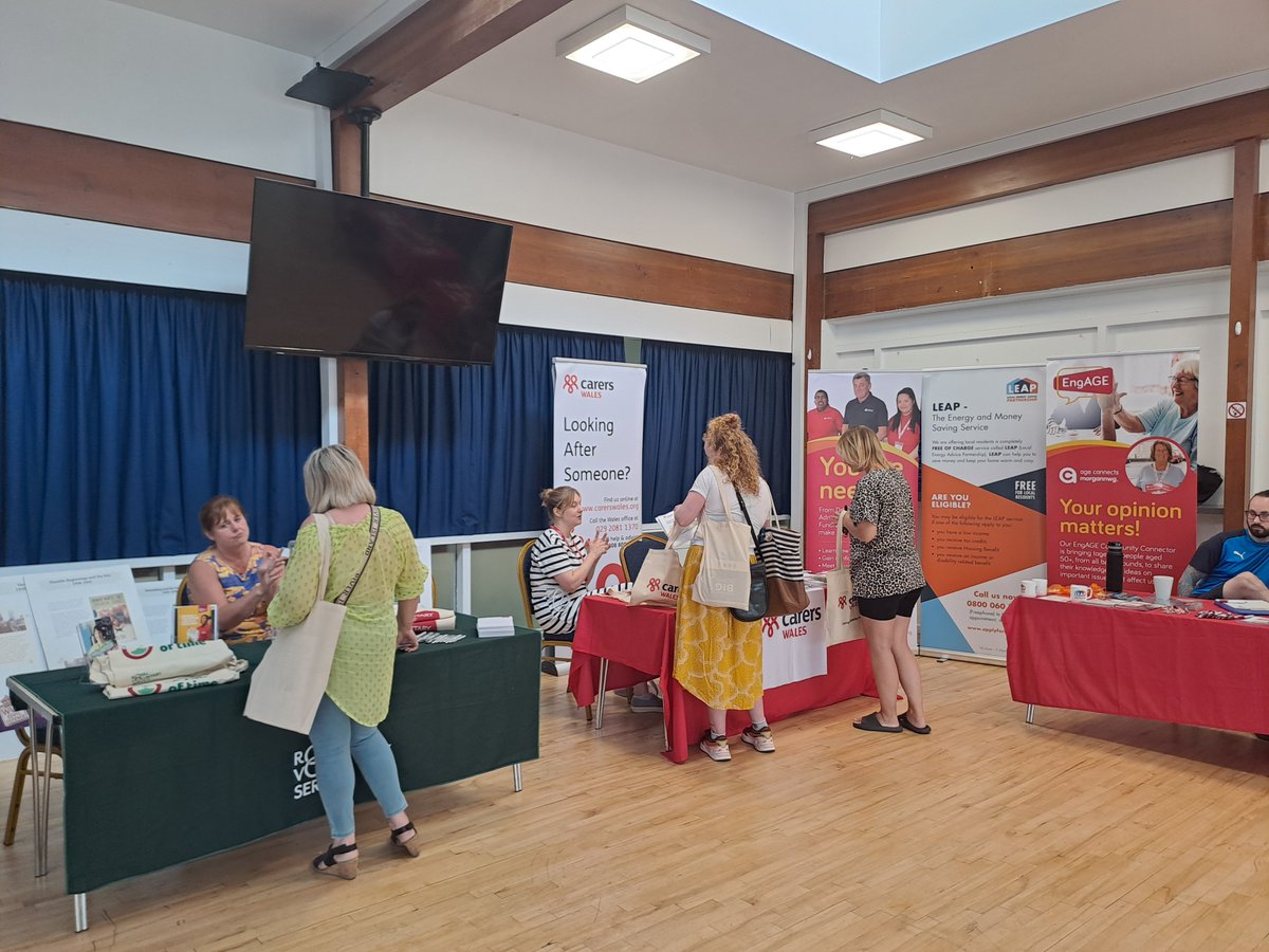 We've thoroughly enjoyed attending the <a href="/AgeAllianceWal/">Age Alliance Wales</a> roadshow in Aberdare. Good opportunity to promote our new services and to catch-up with some wonderful organisations.