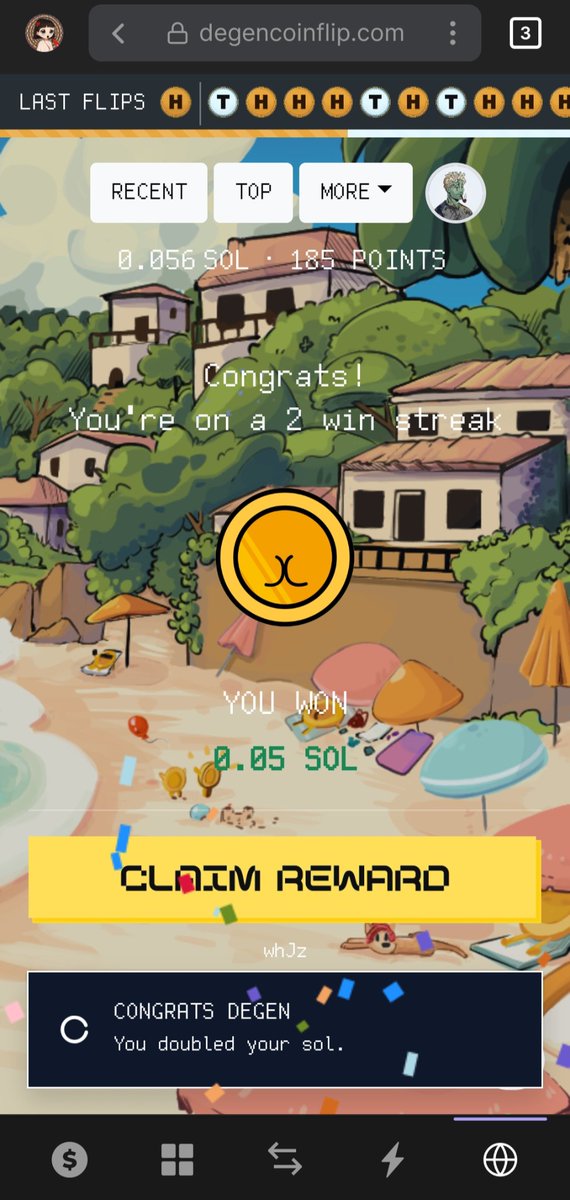 Maybe (@17_celeb) on Twitter photo Thank you <a href="/degencoinflip/">Degen Coin Flip</a> for the FREE RFP/RFF!🫶 I just doubled my SOL!!!
<a href="/goldennomaddao/">GOLDEN NOMAD DAO</a>
<a href="/degenfatcats/">Degen Fat Cats</a>
2/2🔥 Thank you <a href="/degencoinflip/">Degen Coin Flip</a> for the FREE RFP/RFF!🫶 I just doubled my SOL!!!
<a href="/goldennomaddao/">GOLDEN NOMAD DAO</a>
<a href="/degenfatcats/">Degen Fat Cats</a>
2/2🔥