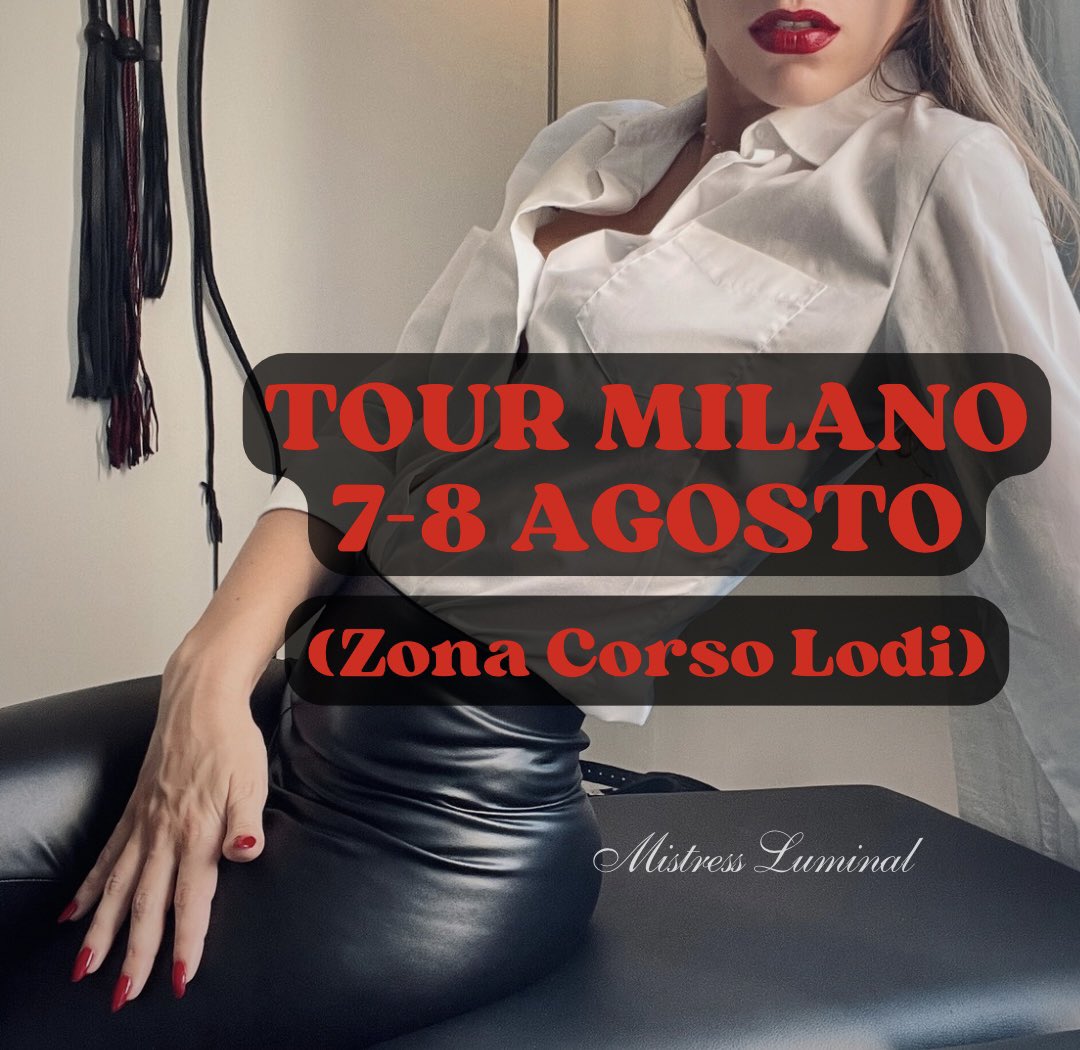 MissLuminal's tweet photo. ❗️Torno in tour a Milano la prossima settimana❗️ https://t.co/fXcOpXqwBF