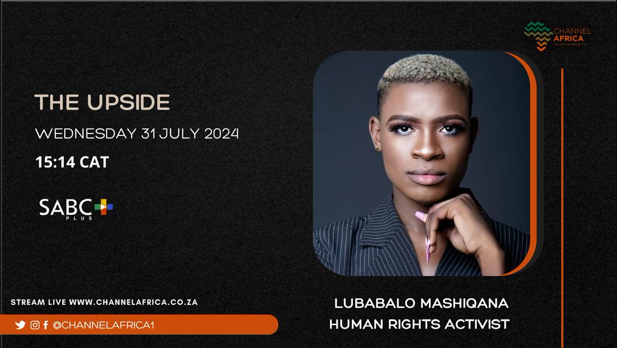 [ON AIR] Bridging Civil Society across Africa for unified Human Rights advocacy.

<a href="/MpumiNgubeni/">Nompumelelo Ngubeni</a> &amp; <a href="/mog_moments/">Mpho</a> speak to <a href="/LubabaloUnodoli/">Lubabalo Mashiqana</a>, Human Rights Activist. 

#TheUpside #ChannelAfrica