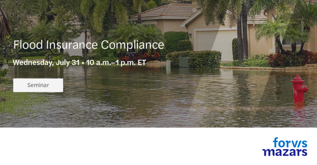Mandelane's tweet photo. Register now for this upcoming remote seminar by ProBank Education Services at @ForvisMazarsUS to gain insight on required insurance calculations, content coverage, and more: https://t.co/T4PURd7m6H https://t.co/dUAp4lFIwC