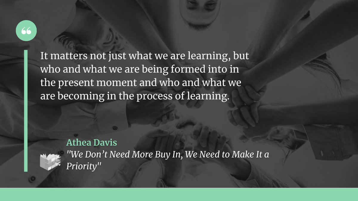 SchoolRubric (@schoolrubric) on Twitter photo We Don’t Need More Buy In, We Need to Make It a Priority
Read more by Athea Davis (<a href="/atheadavis/">Athea Davis</a>): schoolrubric.org/we-dont-need-m… We Don’t Need More Buy In, We Need to Make It a Priority
Read more by Athea Davis (<a href="/atheadavis/">Athea Davis</a>): schoolrubric.org/we-dont-need-m…