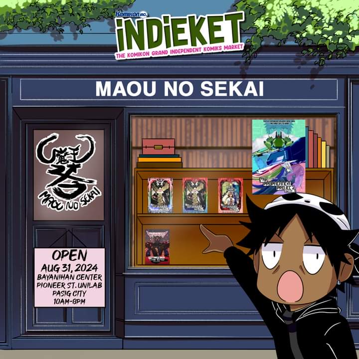 maounosekai's tweet photo. Next stop: #KomikonIndieket on August 31, 2024, and back to @Komikontweets's stage, Bayanihan Center! π€©
We'll be there with our arsenal of #Pinoymecha komiks. π€
See you there!!!
#indieket #Komikon #KomikonPH #MaouNoSekai #komiks #PinoyKomiks #FilipinoComic https://t.co/wb7AcBjJRV