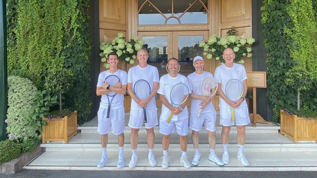 Always a privilege to play tennis at <a href="/Wimbledon/">Wimbledon</a> - this time with the <a href="/BItennischarity/">Bright Ideas for Tennis</a> team.