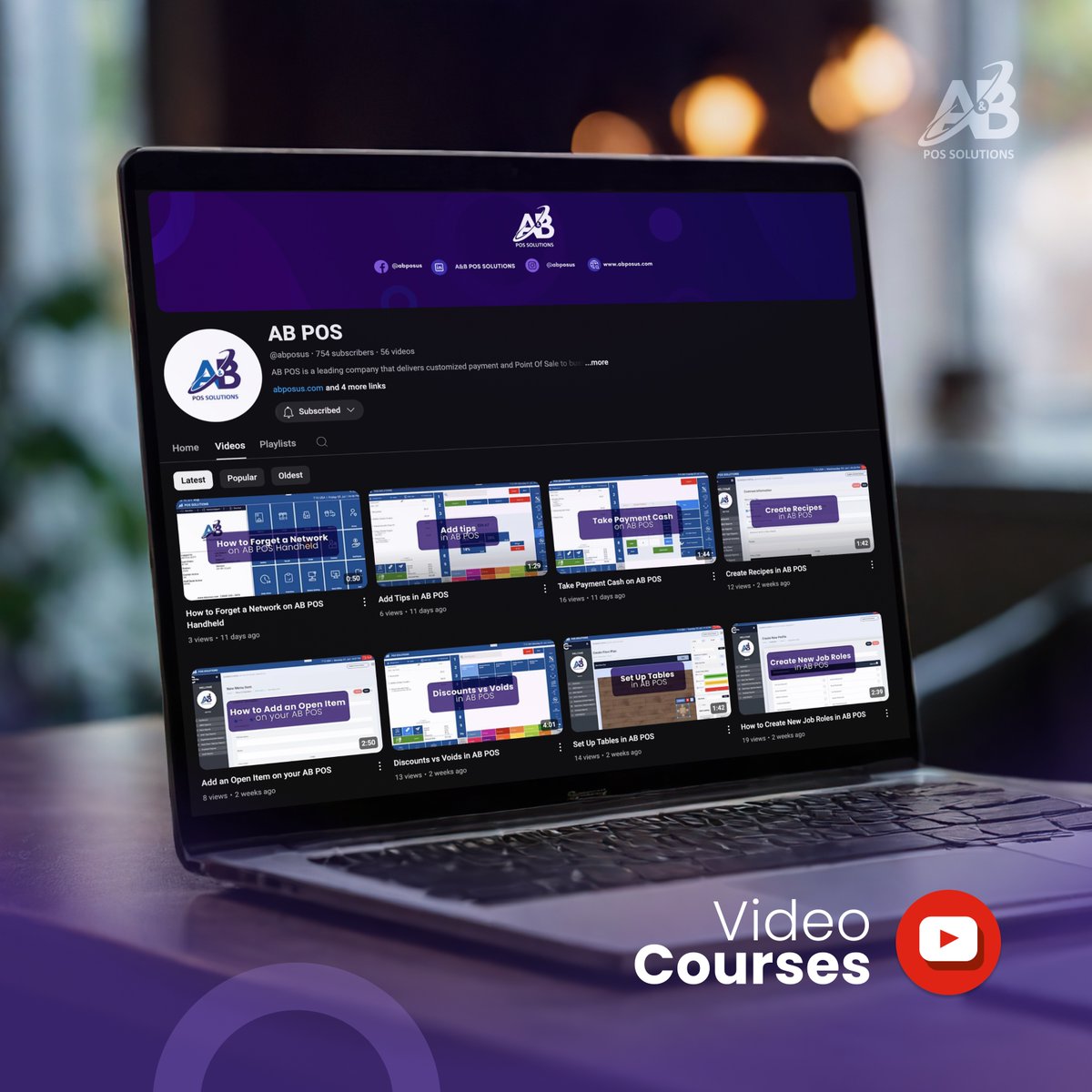 ABPOSus's tweet image. 🎥 Discover first-hand how to use our software and how it can take your business to the next level. Don't miss the opportunity to learn all the features and benefits we offer.
youtube.com/@abposus/videos
#YouTube #VideoCourses #SoftwareTutorials #BusinessSuccess #EaseOfUse #ABPOS