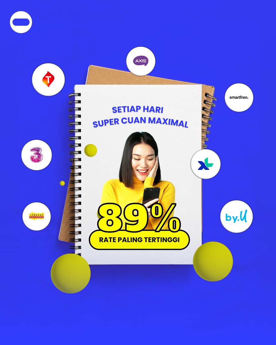 dooeit's tweet photo. Setiap hari dapetin cuan maksimal yakin kamu gamau?

#ZonaUang #ZonaJajan #ConvertPulsa #PulsaJadiUang #ConvertSekarang #Murah #Aman https://t.co/wDHWSUGbJR