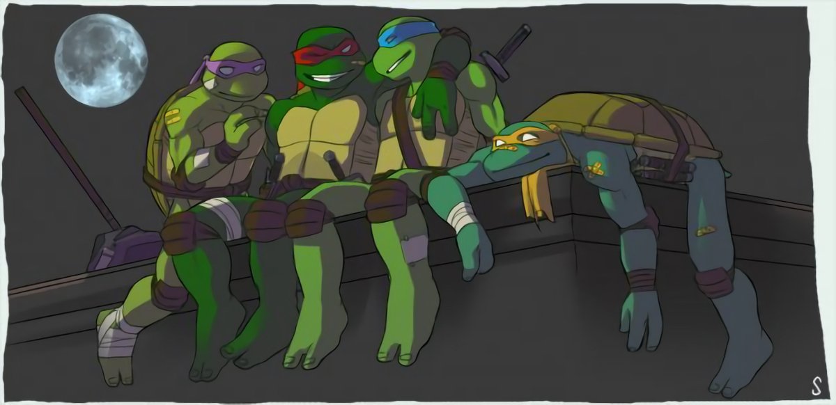 Another💥Black and Blue cover made by <a href="/sneefee/">SneeLand for Snee & Sneefee</a> 

See more Snee works on SneeLand🌐sneefee-sneeland-fan.github.io/illustrations-…

#tmnt2012 #tcest #tmnt #leo