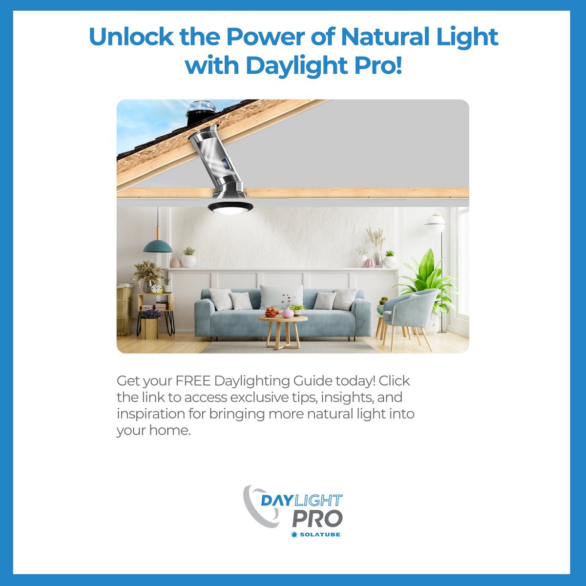 daylightproinc's tweet image. 📘 Get your FREE Daylighting Guide! Learn how to bring natural light into your home with Solatube.

Learn more: daylightpro.ca
Call/text: 📞 (705) 559-7083

#DaylightingGuide #FreeResource #Solatube