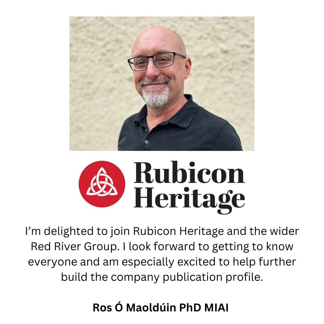 Rubicon Archaeology Group LTD (@rubiconarchaeo) on Twitter photo We are delighted to have Ros Ó Maoldúin PhD MIAI joining us as Senior Project Manager and Head of Publication! 🎉
Ros is an experienced heritage professional with over 25 years’ experience in #archaeology, and currently the Chair of <a href="/IAIarchaeo/">Institute of Archaeologists of Ireland (IAI)</a>. We are delighted to have Ros Ó Maoldúin PhD MIAI joining us as Senior Project Manager and Head of Publication! 🎉
Ros is an experienced heritage professional with over 25 years’ experience in #archaeology, and currently the Chair of <a href="/IAIarchaeo/">Institute of Archaeologists of Ireland (IAI)</a>.