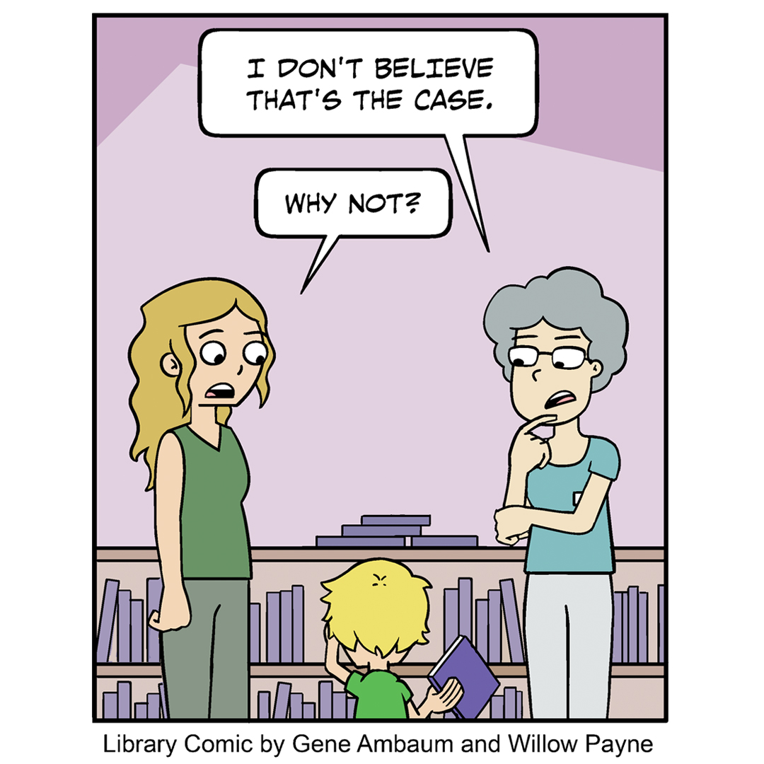 LibraryComic's tweet image. #librarylife